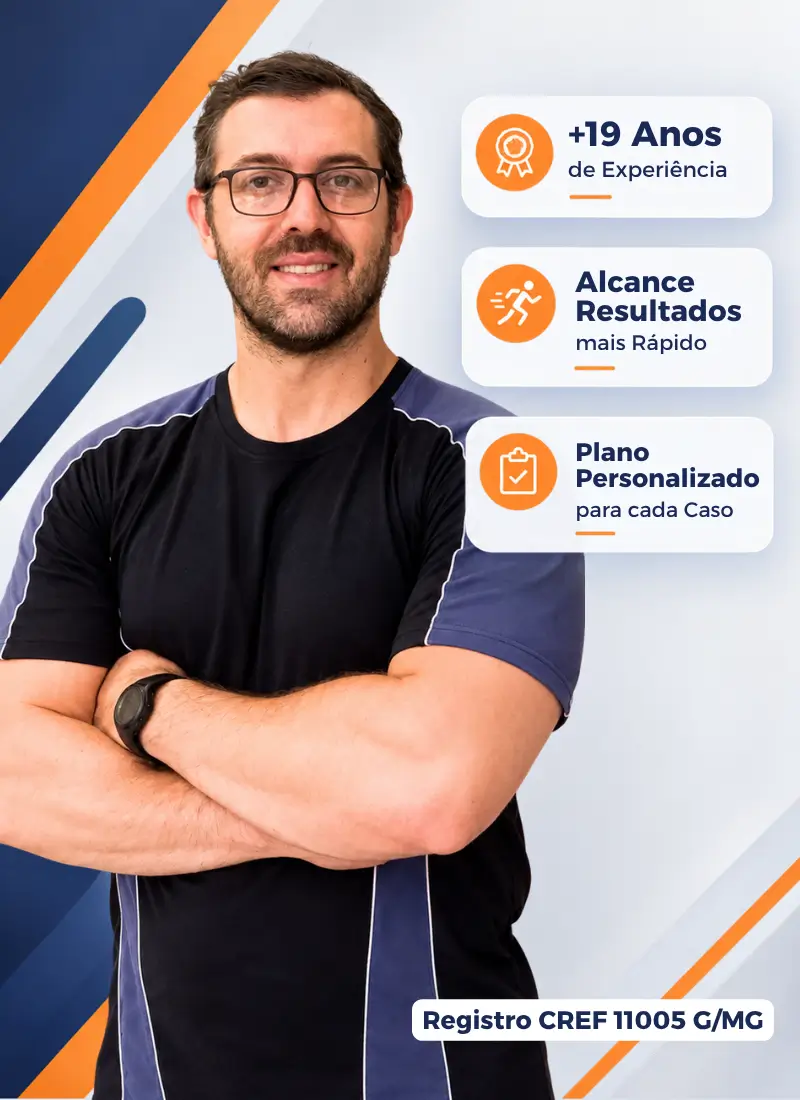 Personal trainer em Belo Horizonte com mais de 19 anos de experiência